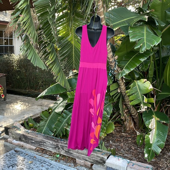 Boden faux wrap maxi dress with appliqué floral - Picture 6 of 9